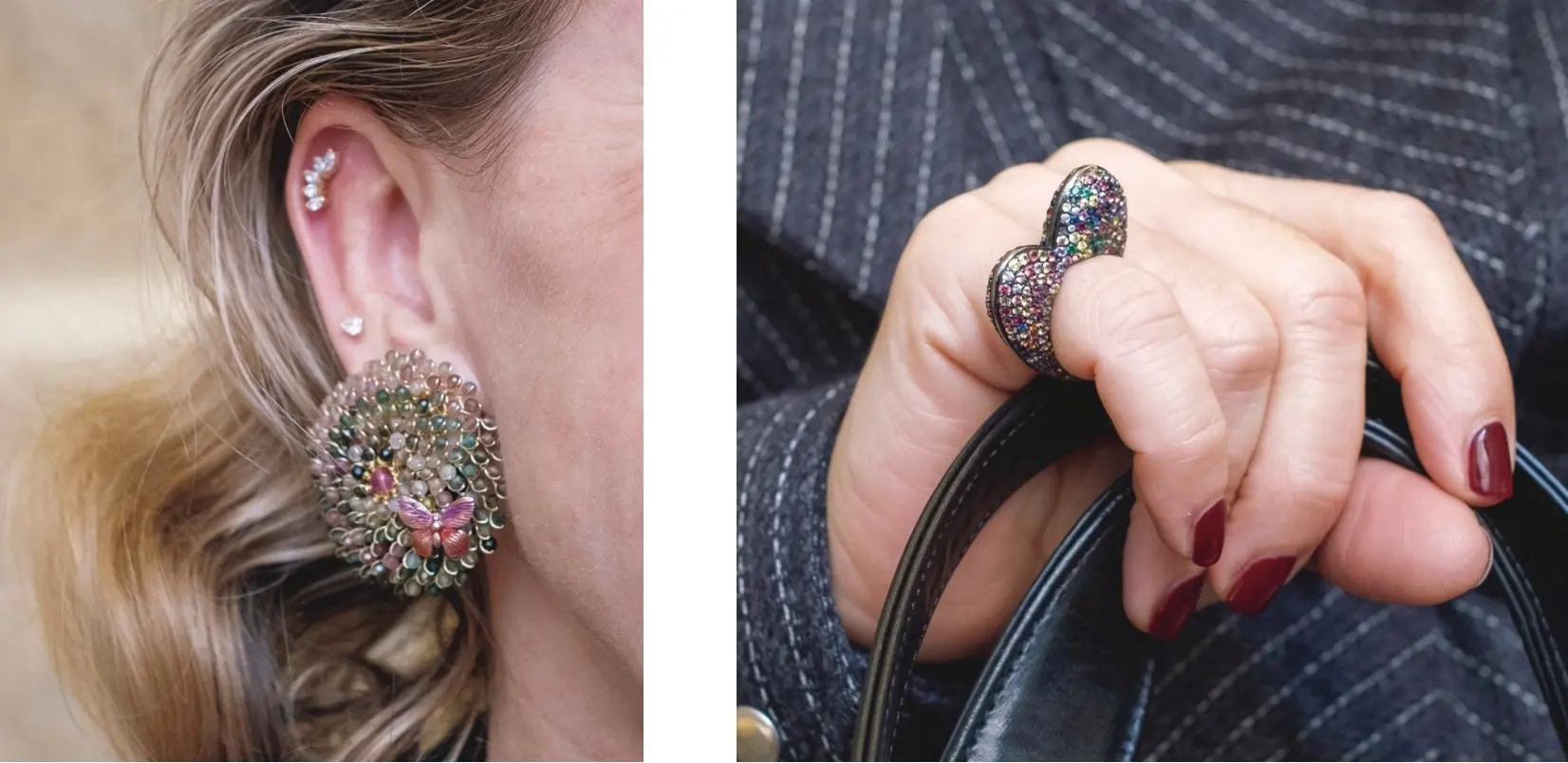 ミラノのジュエリーデザイナー・キアラのON＆OFFコーデ【おしゃれマダム深掘りSNAP】　パーティの日のアクセサリー