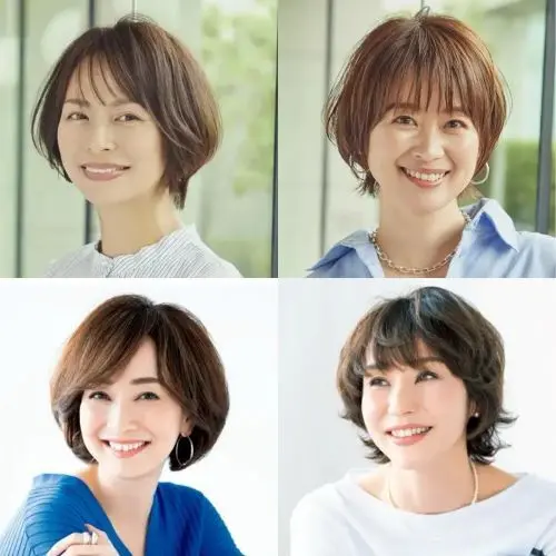 おしゃれでかっこいい！「50代のショートヘア・髪型」若見えヘアスタイル47選 | Web eclat |  50代女性のためのファッション、ビューティ、ライフスタイル最新情報