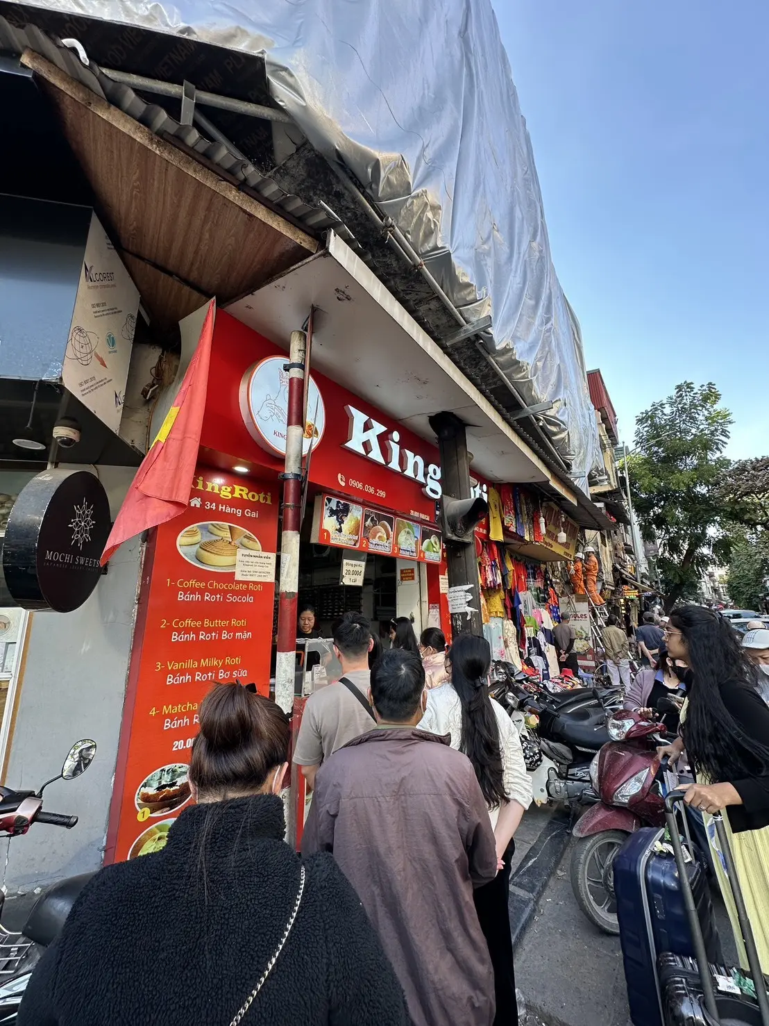 king roti キングロティ　ロティ　ベトナム　ハノイ　行列