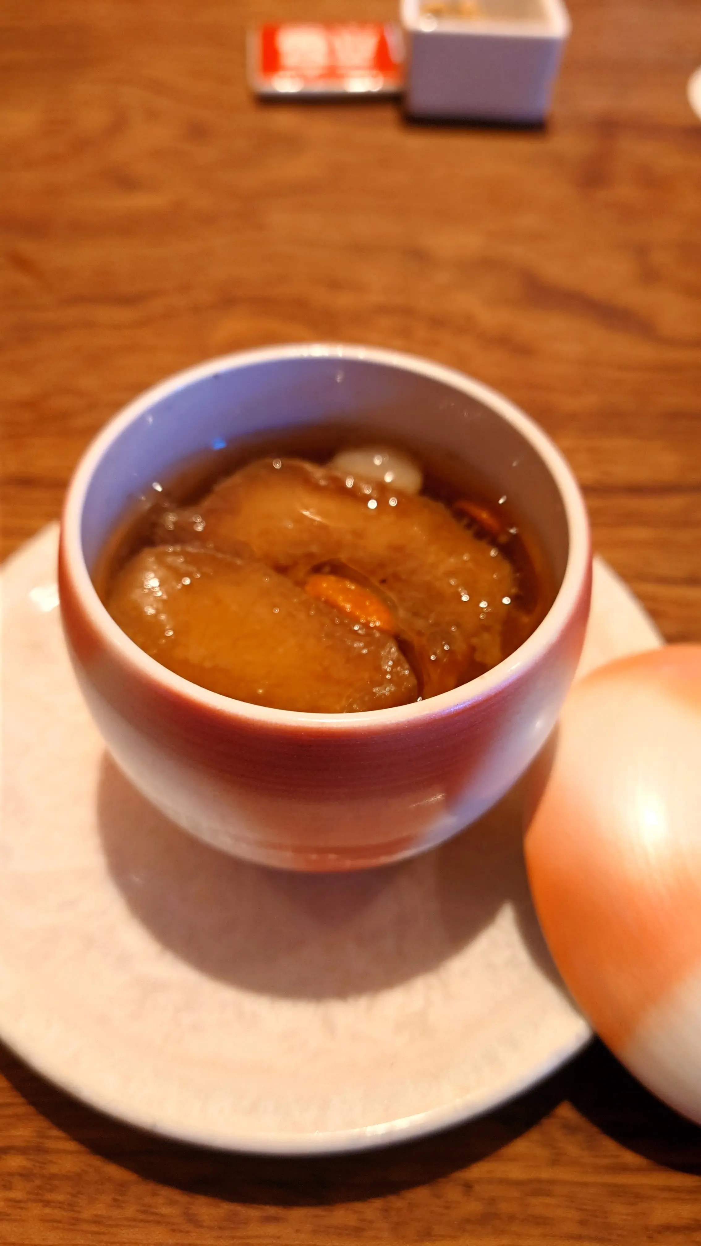 桃のスープ