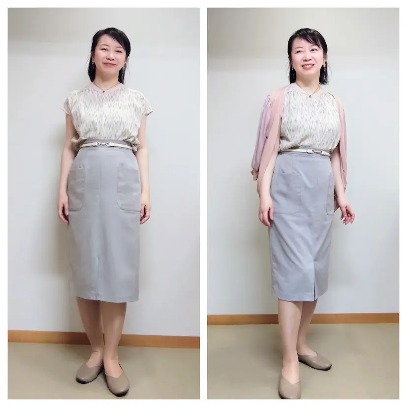 7月後半。アラフィフ秘書お仕事每日服_1_4
