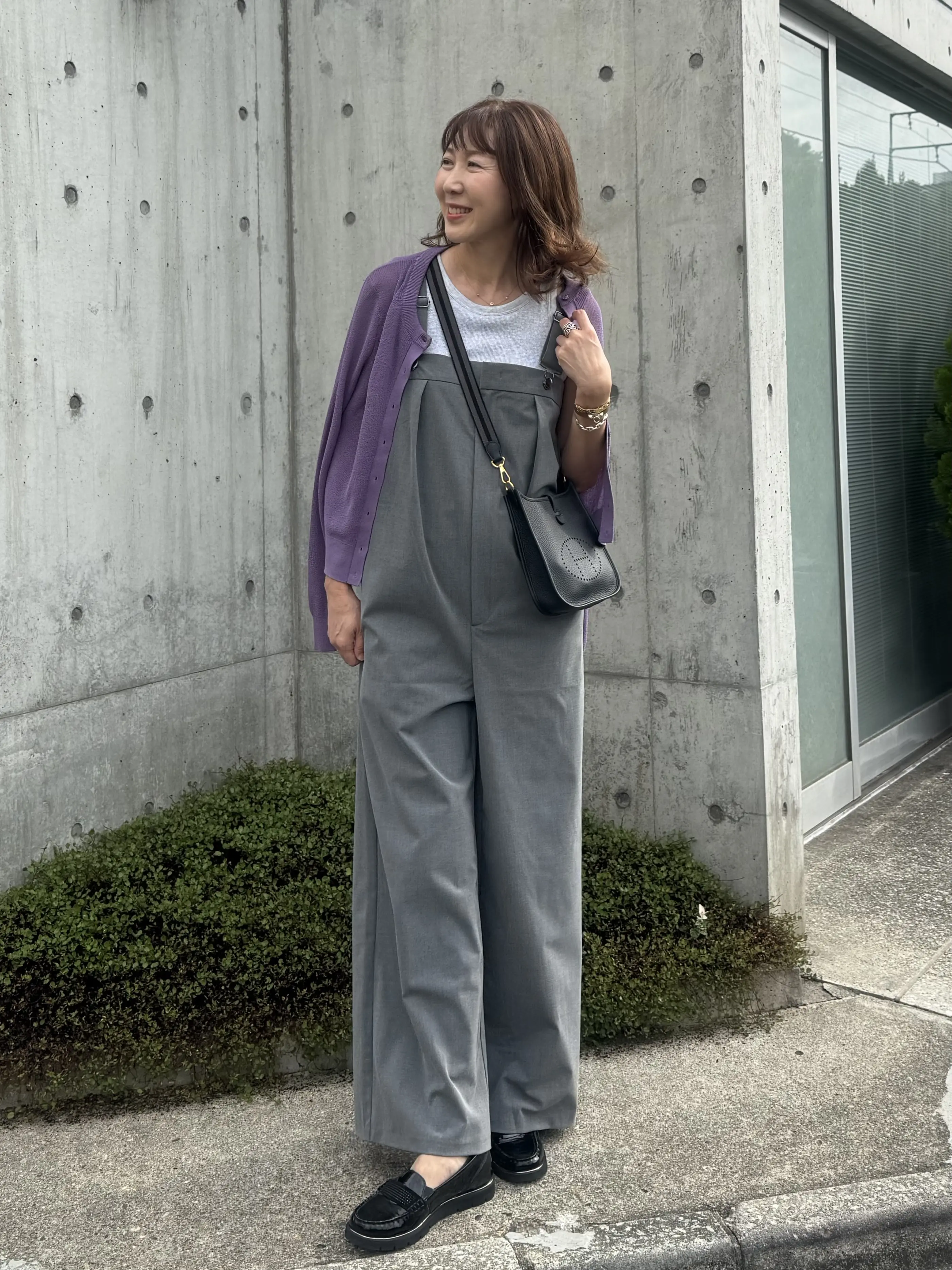 サロペットコーデ