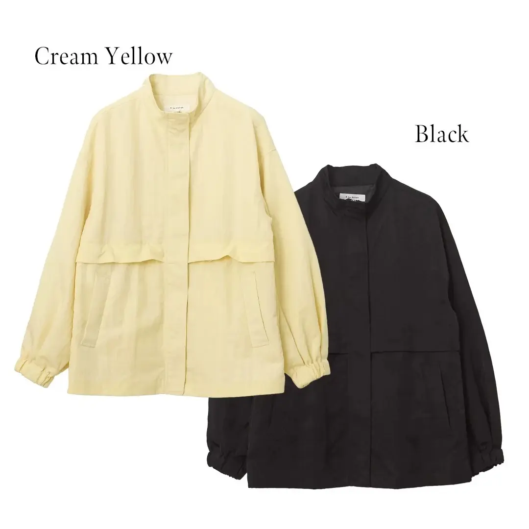 一枚あると心強い。ロングシーズン使える「撥水スタンドカラーブルゾン」【E by eclat・50代ファッション】_1_1