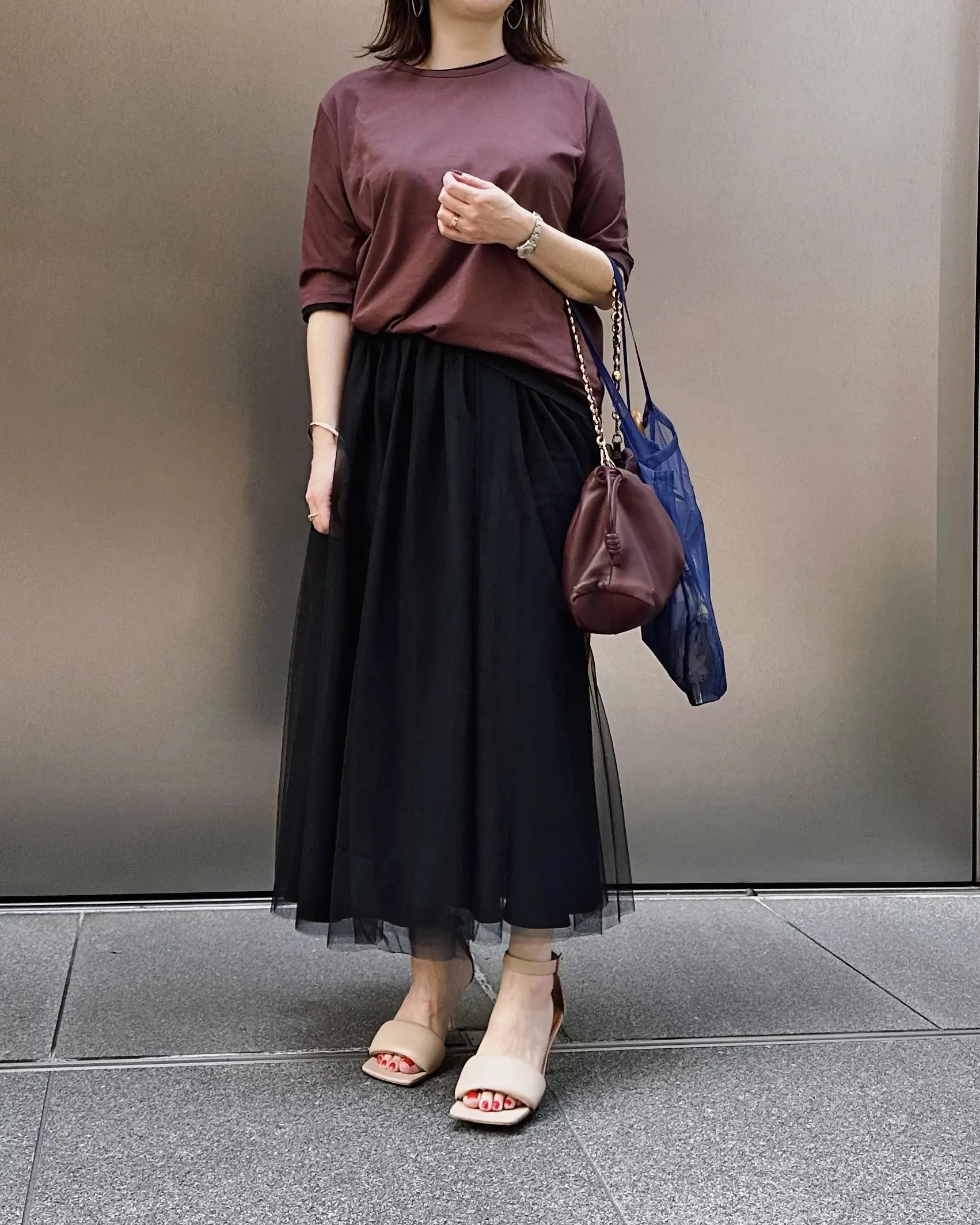 ＼細見え・洒落見えがかなう／大人のための五分袖パックTシャツを解説！ 【50代ファッション・E by eclat】_1_6