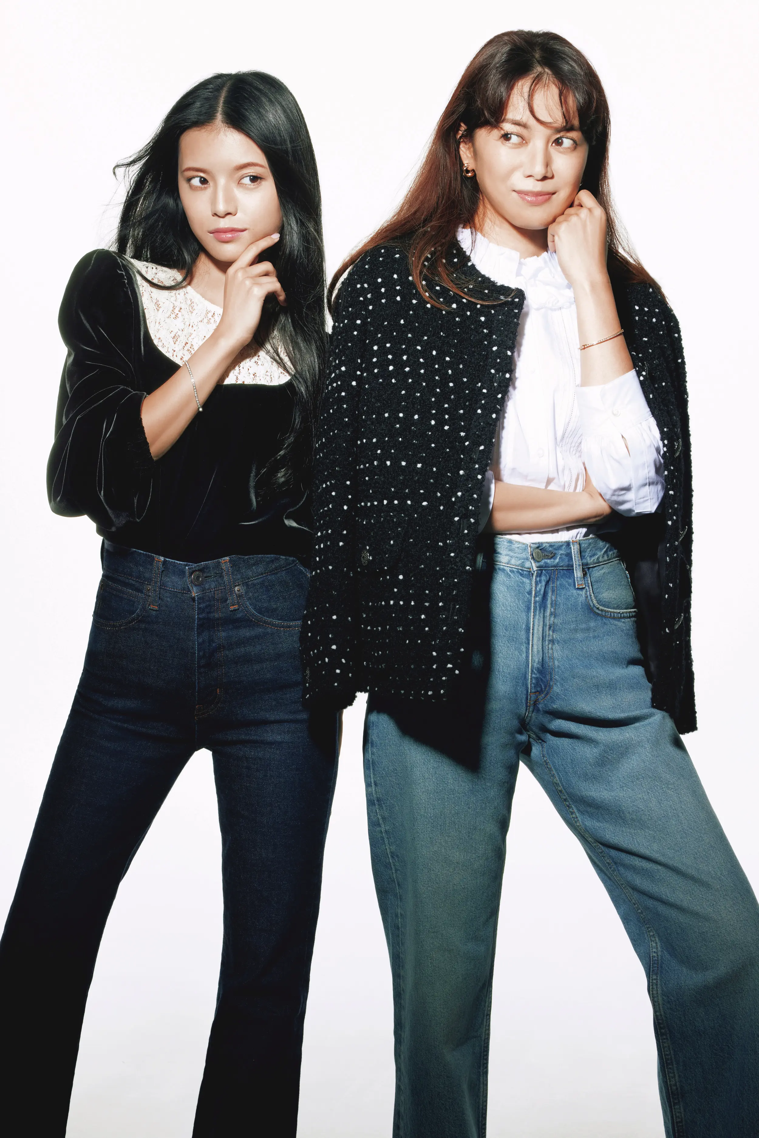 エクラ2025年12月号 中林美和さん、kanonさん親子