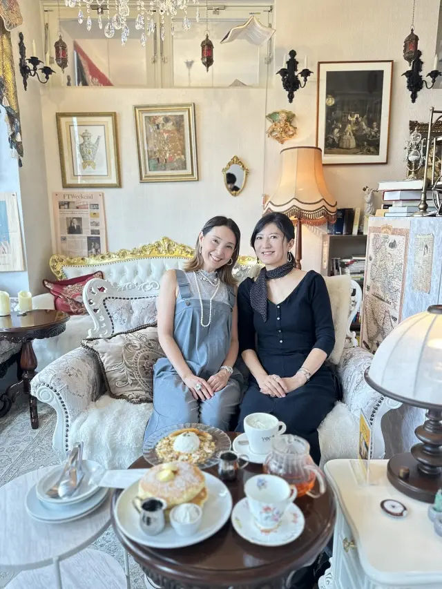 ロンハーマンのブラックワンピースと癒しの Tea time_1_10