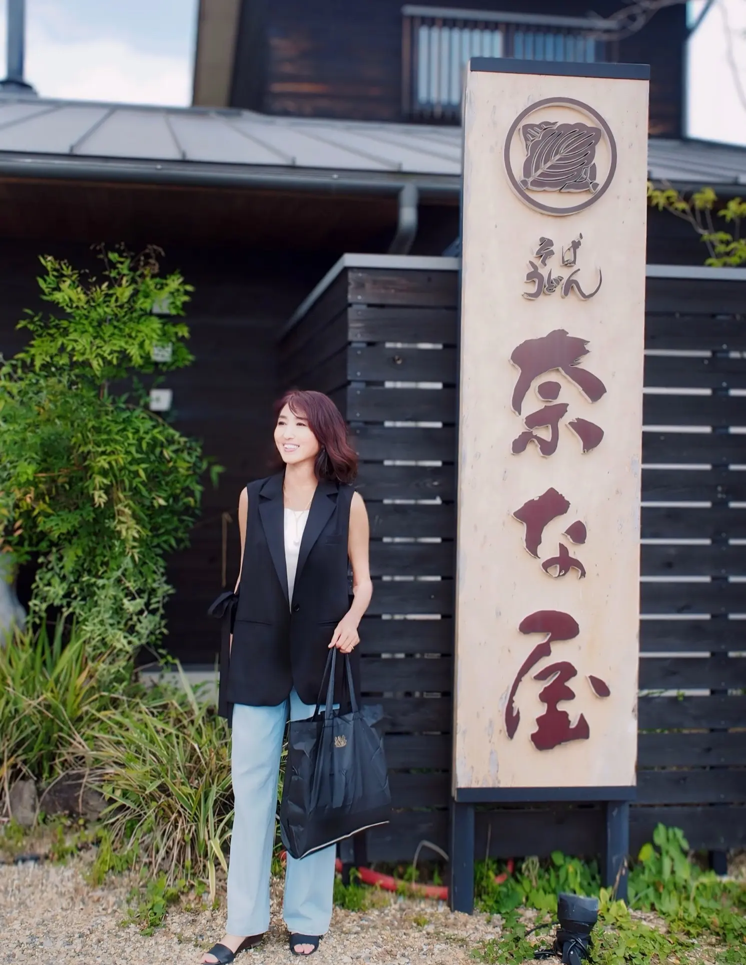 【Aquascutum × éclat 】晩夏の黒を纏い、奈良グルメな一日①_1_9