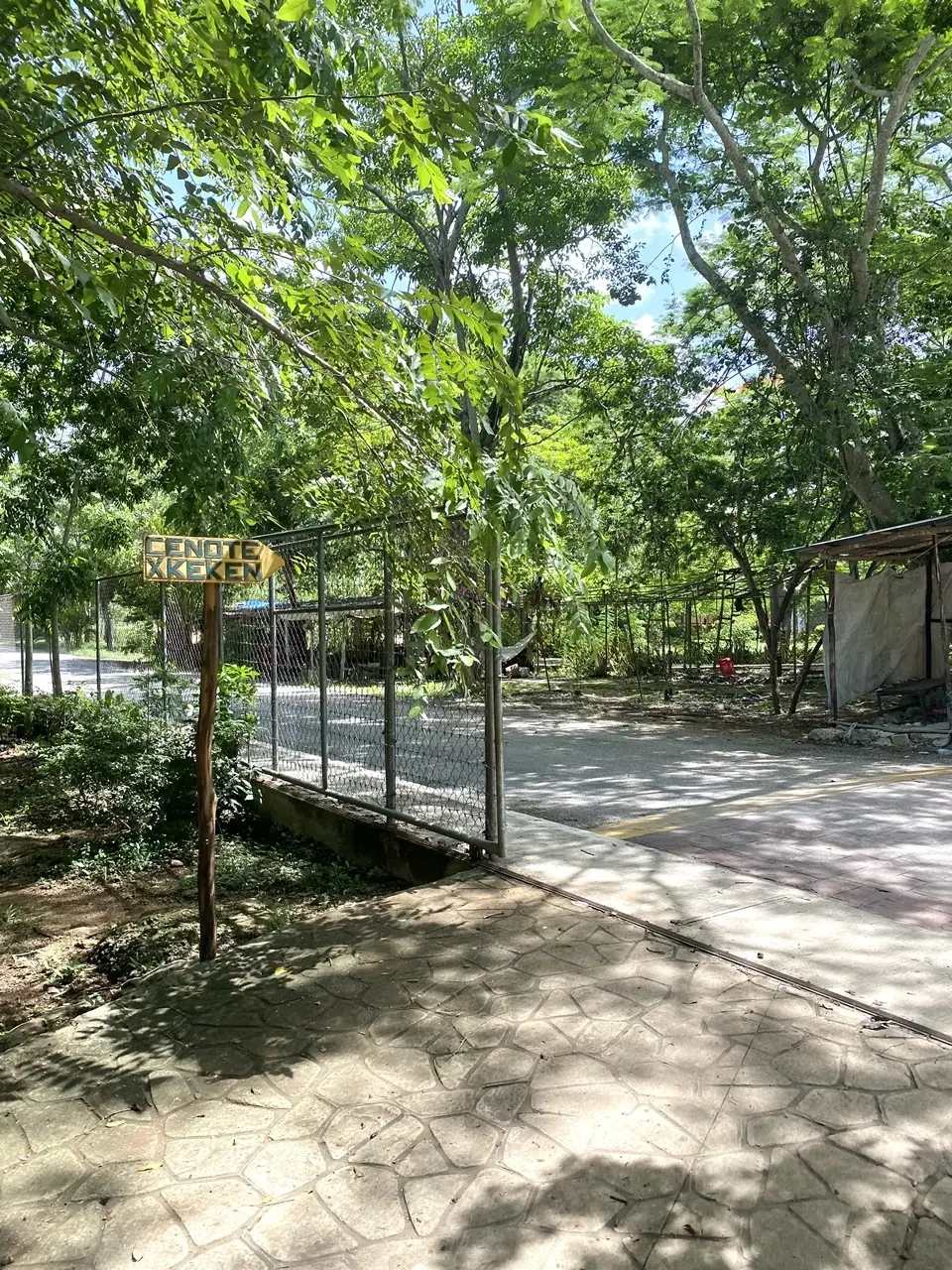Cenote Xkeken 標識