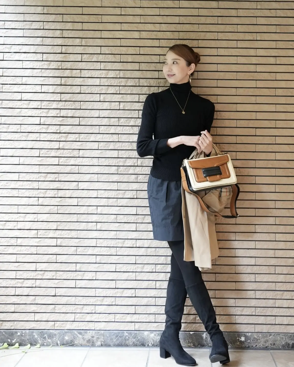 【きれいめ✖️カジュアル✨】トレンチコートで作る2つの私スタイル✨🧥_1_2