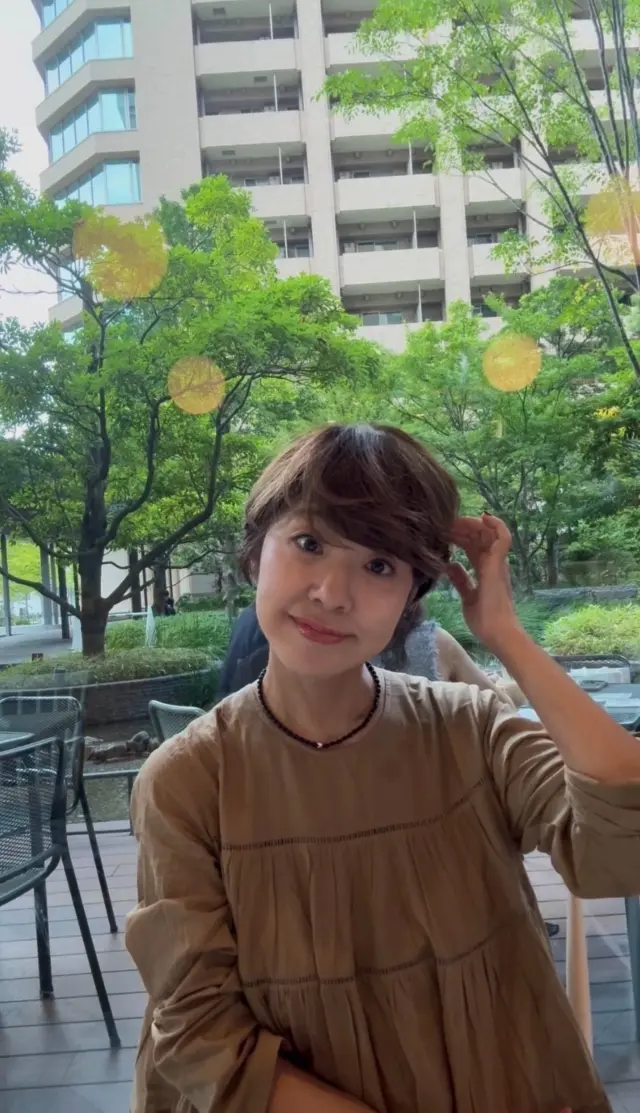 秋はモカ色のティアードワンピースで大阪満喫！_1_8