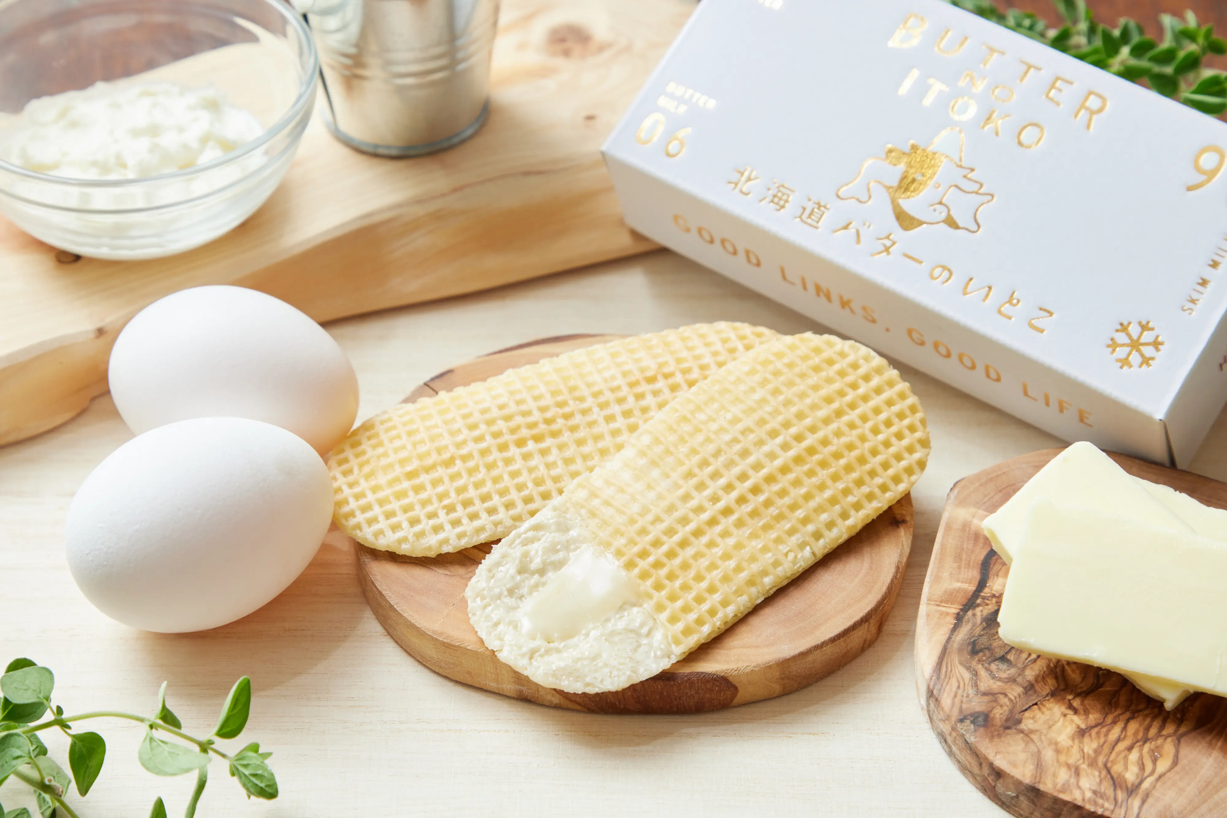 北海道・新千歳空港のおすすめ土産　バターのいとこの「北海道限定　北海道バターのいとこ プレミアムミルク」