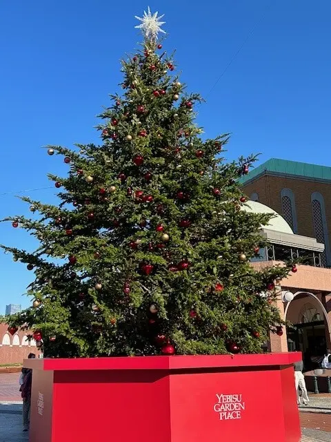 恵比寿ガーデンプレイスのクリスマスツリー