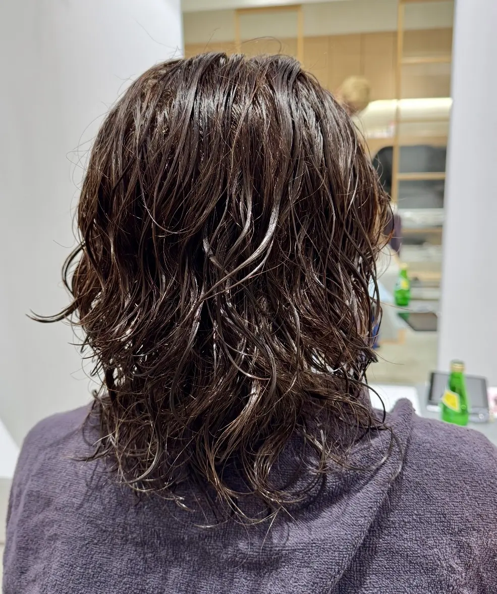 シャンプー後