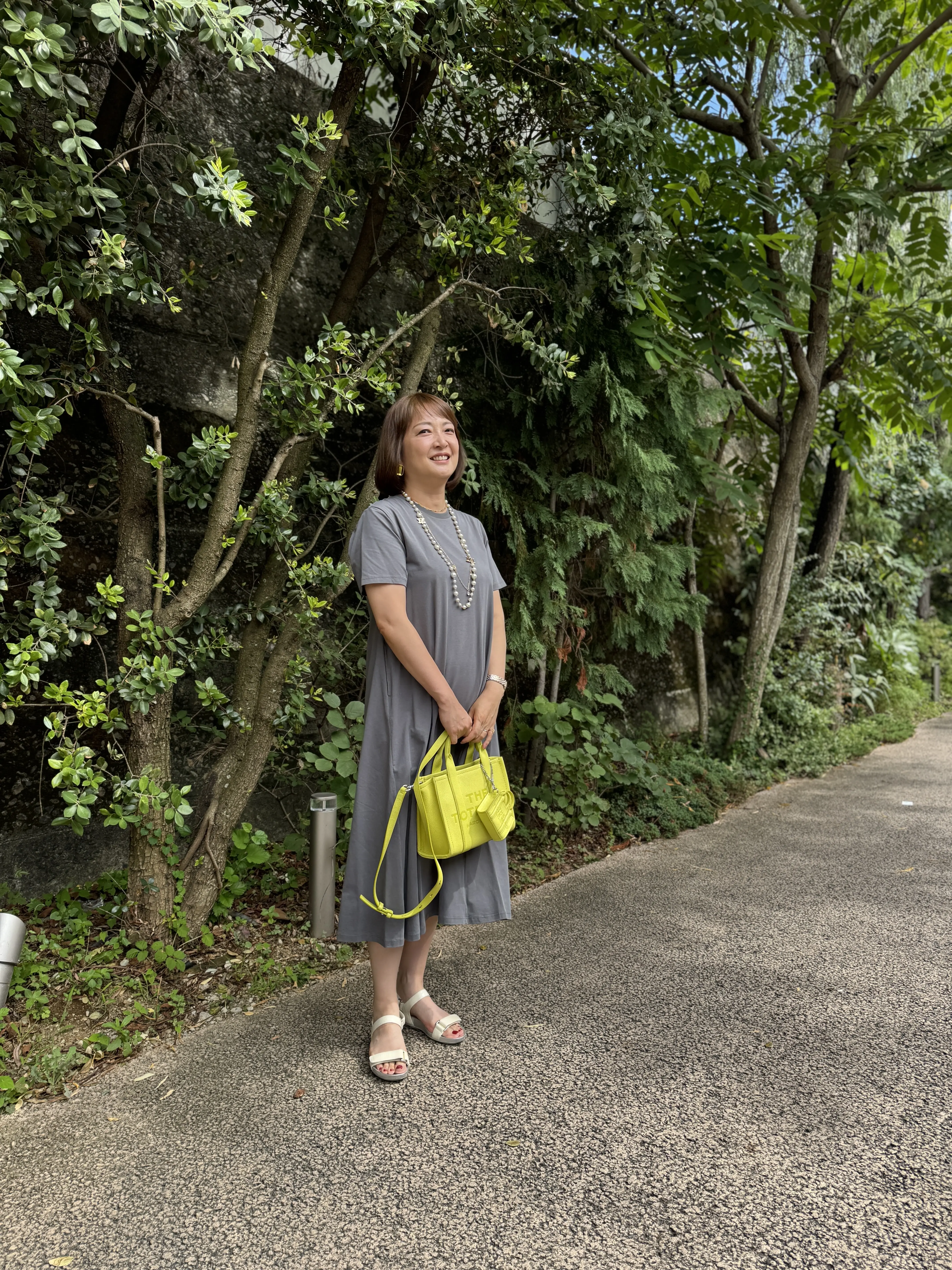 ユニクロ　ワンピース　梅澤千佳子