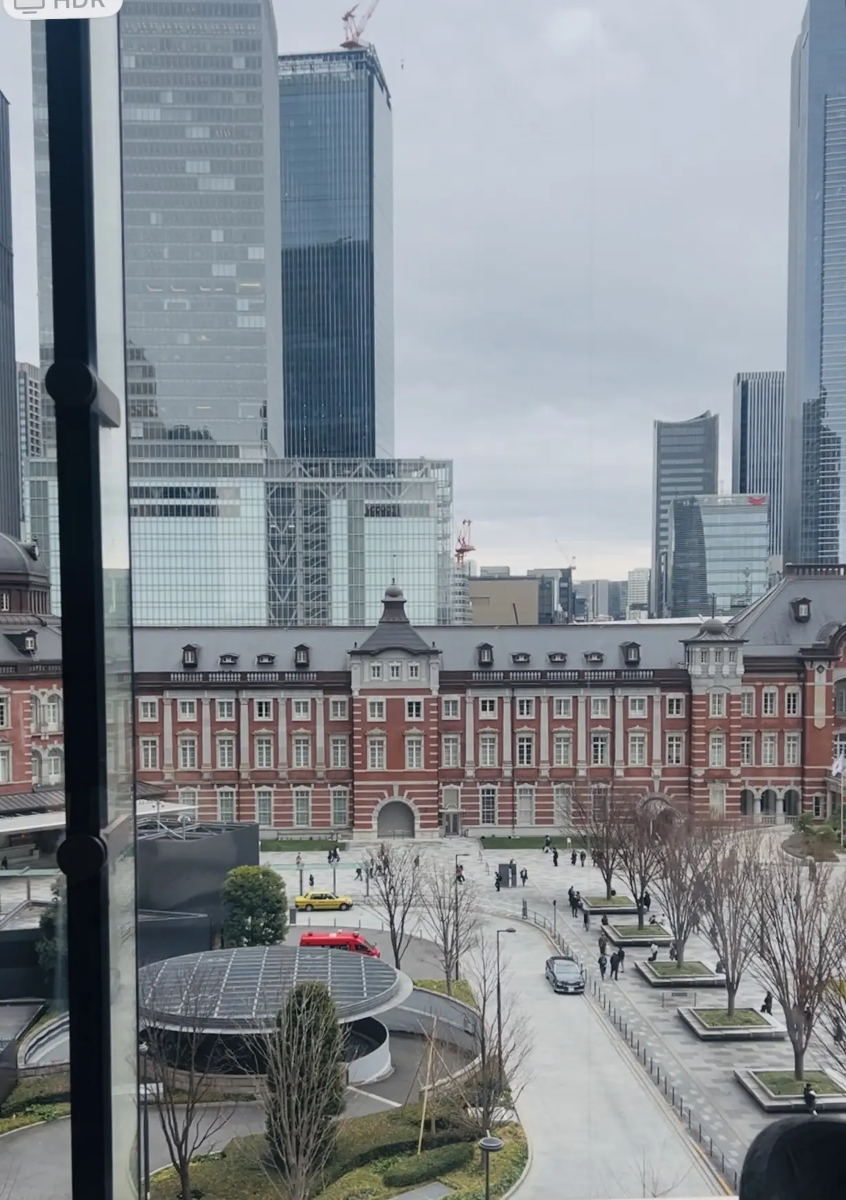 窓からは東京駅が一望できます！