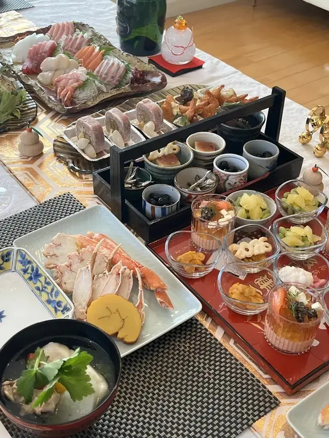 和洋折衷の手作りおせち