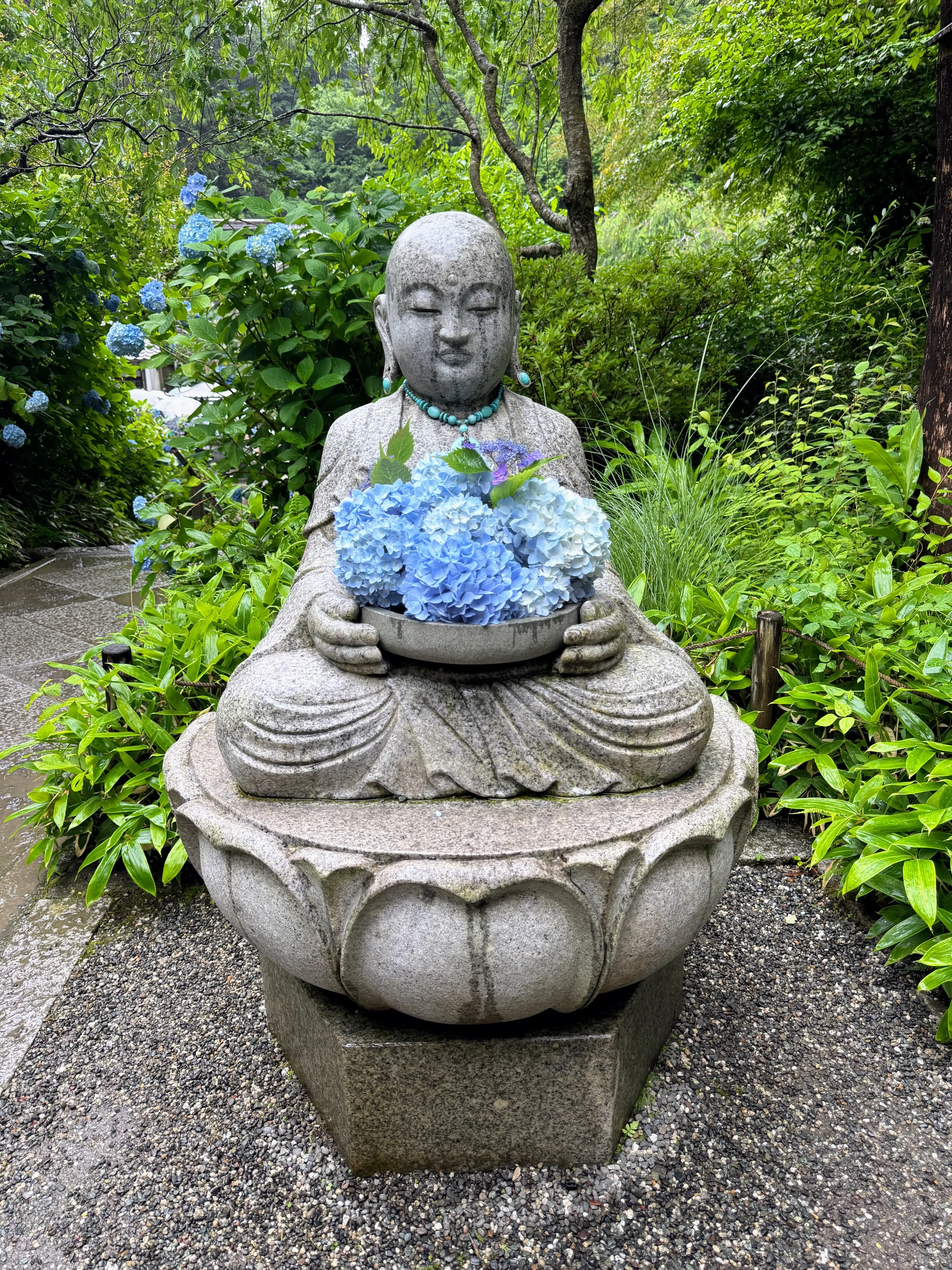 紫陽花の季節、自分で仕立てたお着物で古都鎌倉・明月院へ_1_9