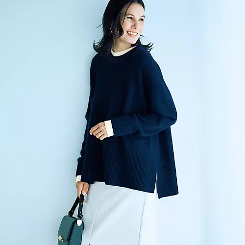 ADAWAS レイヤード風ニット