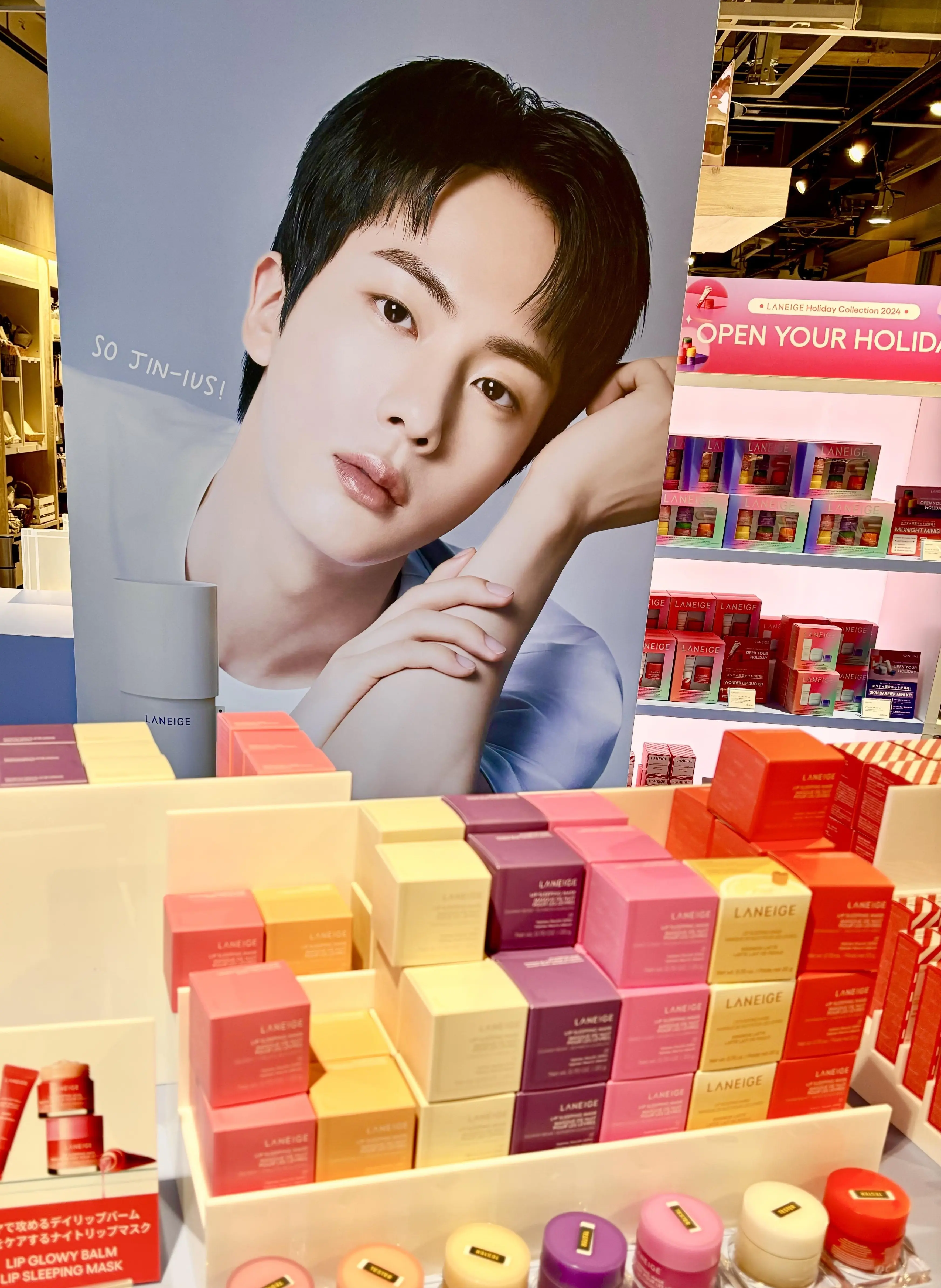 JIN BTS Laneige ラネージュ グローバルアンバサダー エクラ