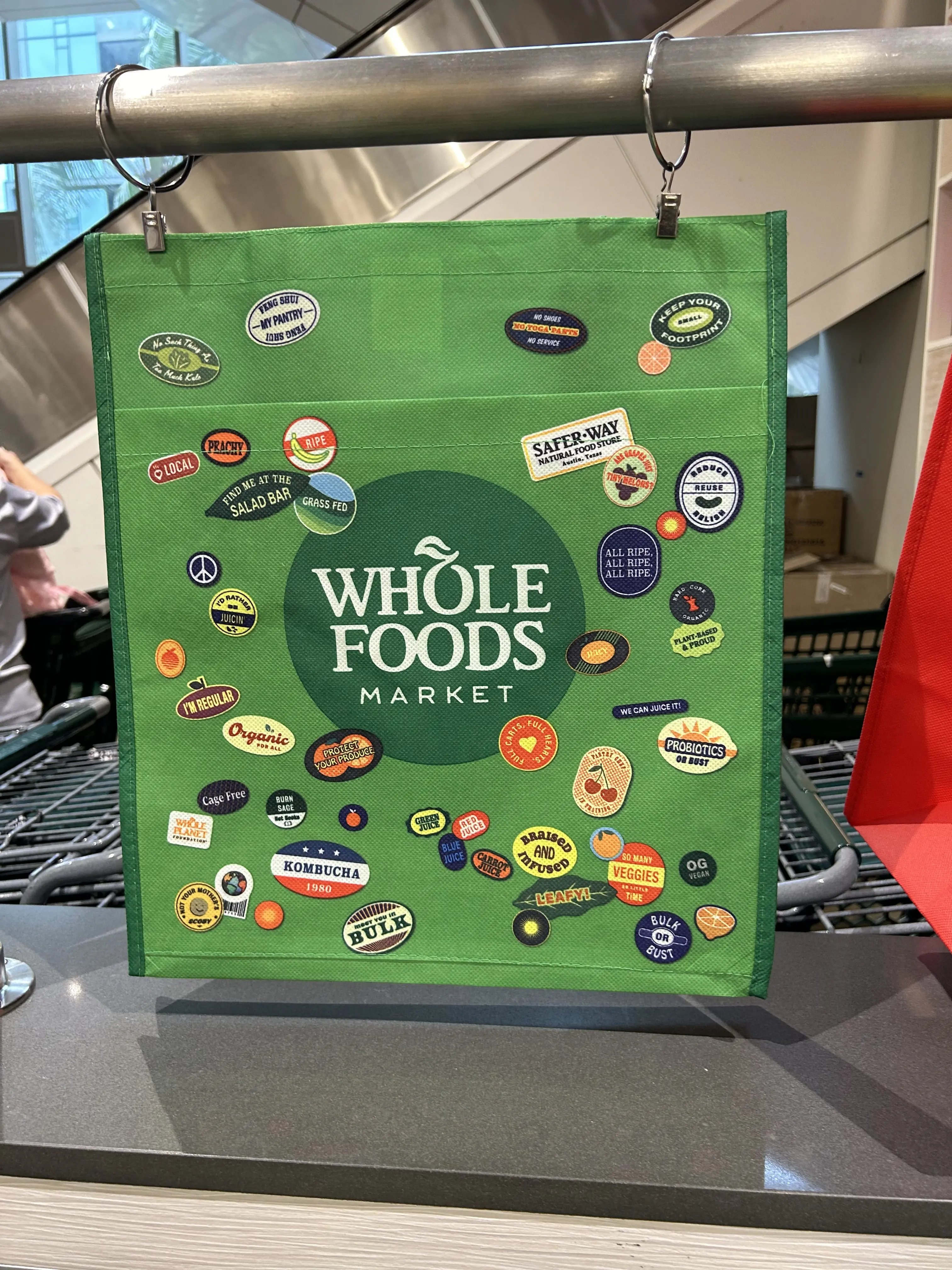 ホールフーズ　ハワイ　エコバッグ　現地価格　Whole Foods Market