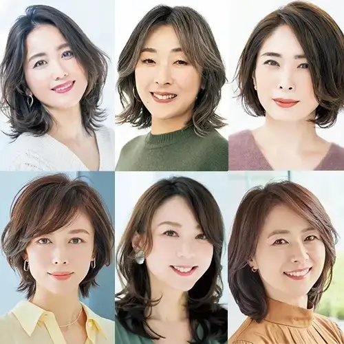 【2024最新版】50代におすすめのヘアスタイル･髪型カタログ