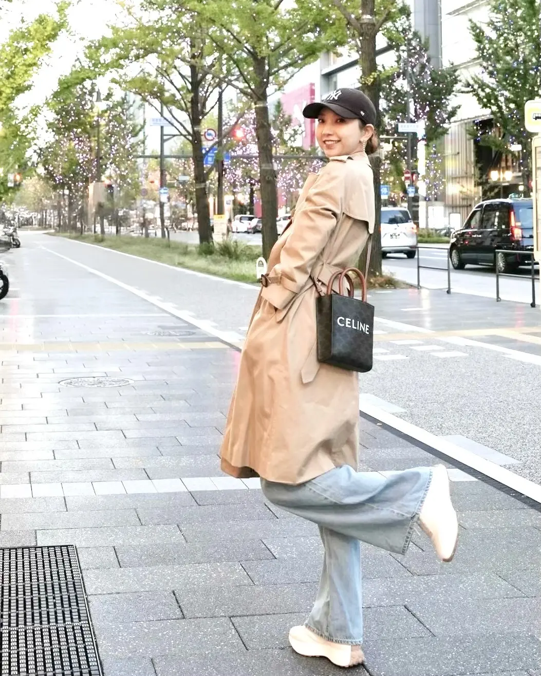 【きれいめ✖️カジュアル✨】トレンチコートで作る2つの私スタイル✨🧥_1_9