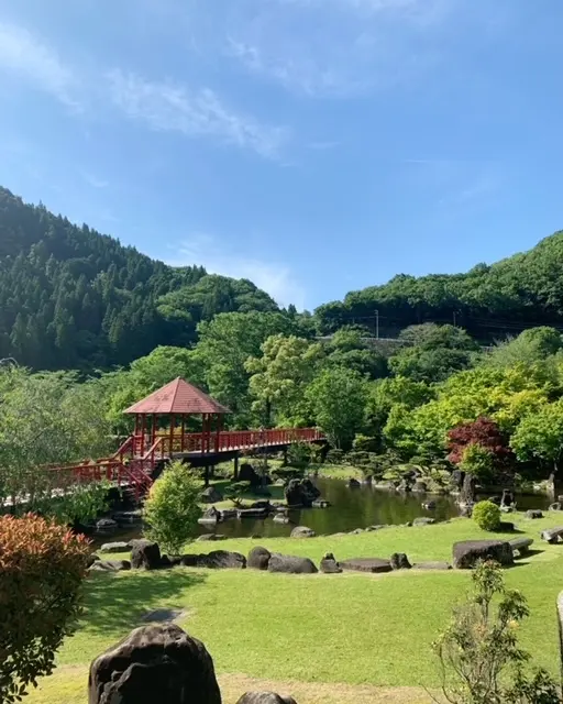 耶馬渓ダム記念公園　渓石園