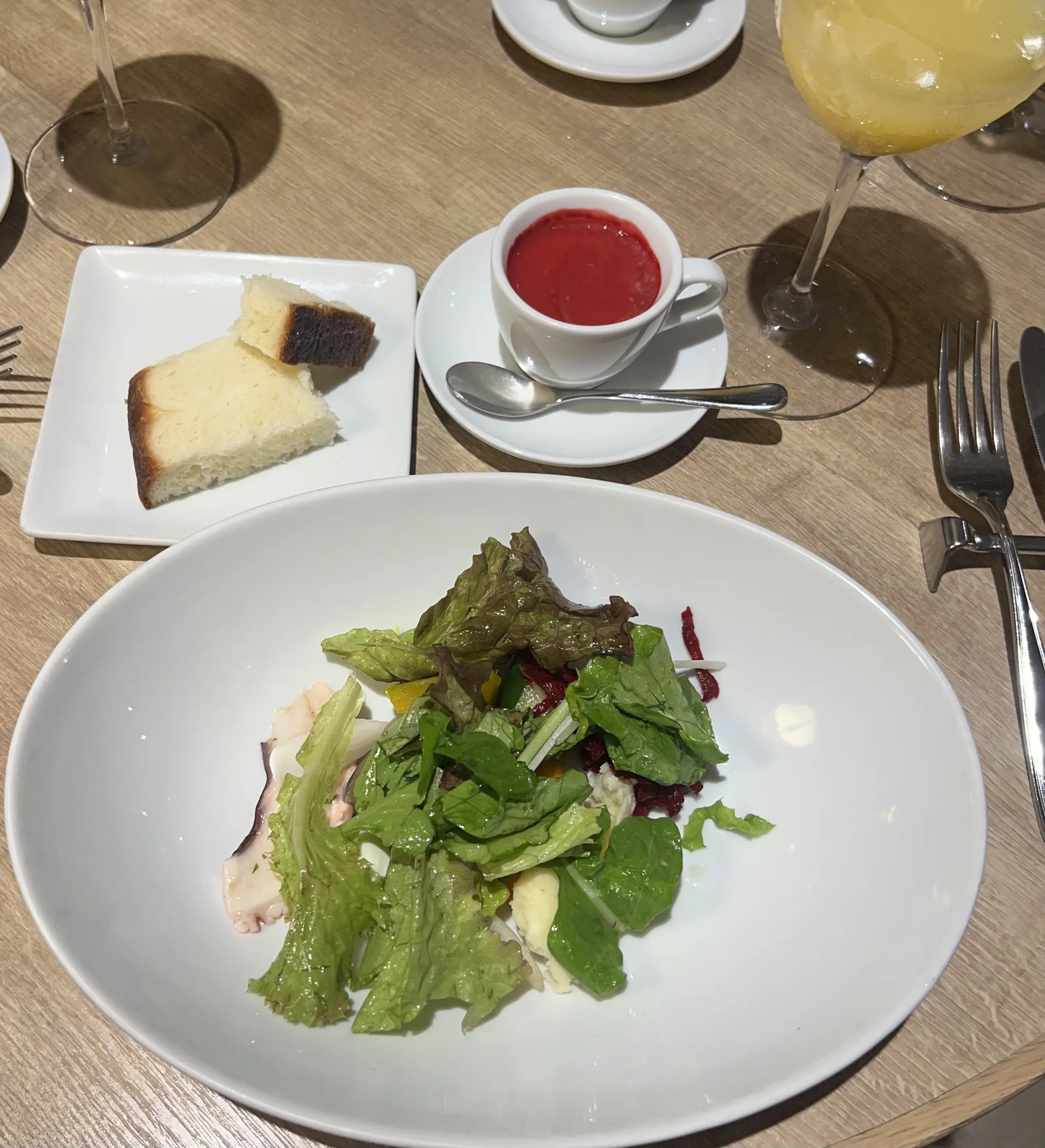 マンゴーカラーのワンピースを着てフルーツパスタを食べに行こう🧡_1_3
