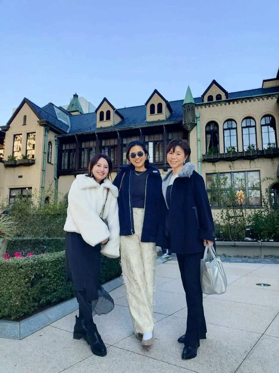 メンバーはこちらの3人。左から、Jマダムの優美ちゃん、さっちゃん、私 