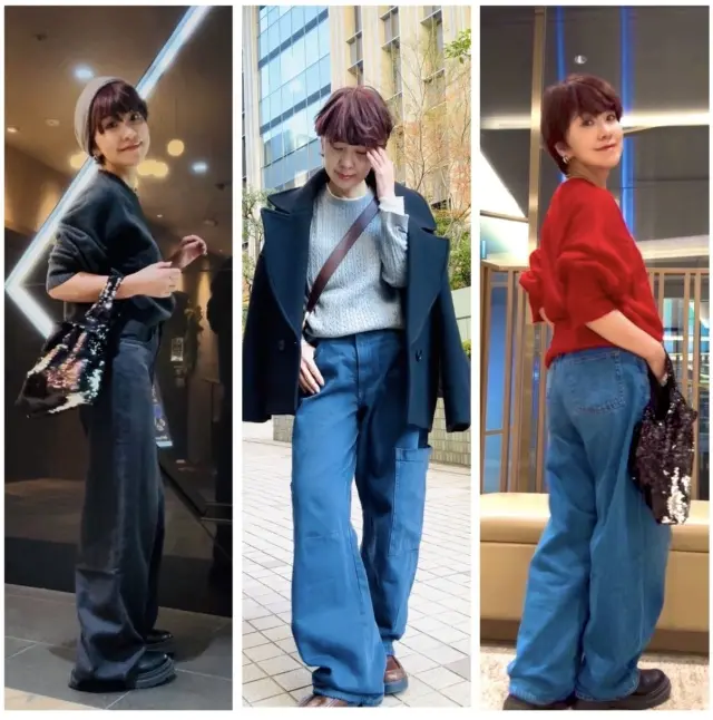 UNIQLO、ZARA、GUで年末年始のお出かけに大人デニムパンツコーデ_1_1