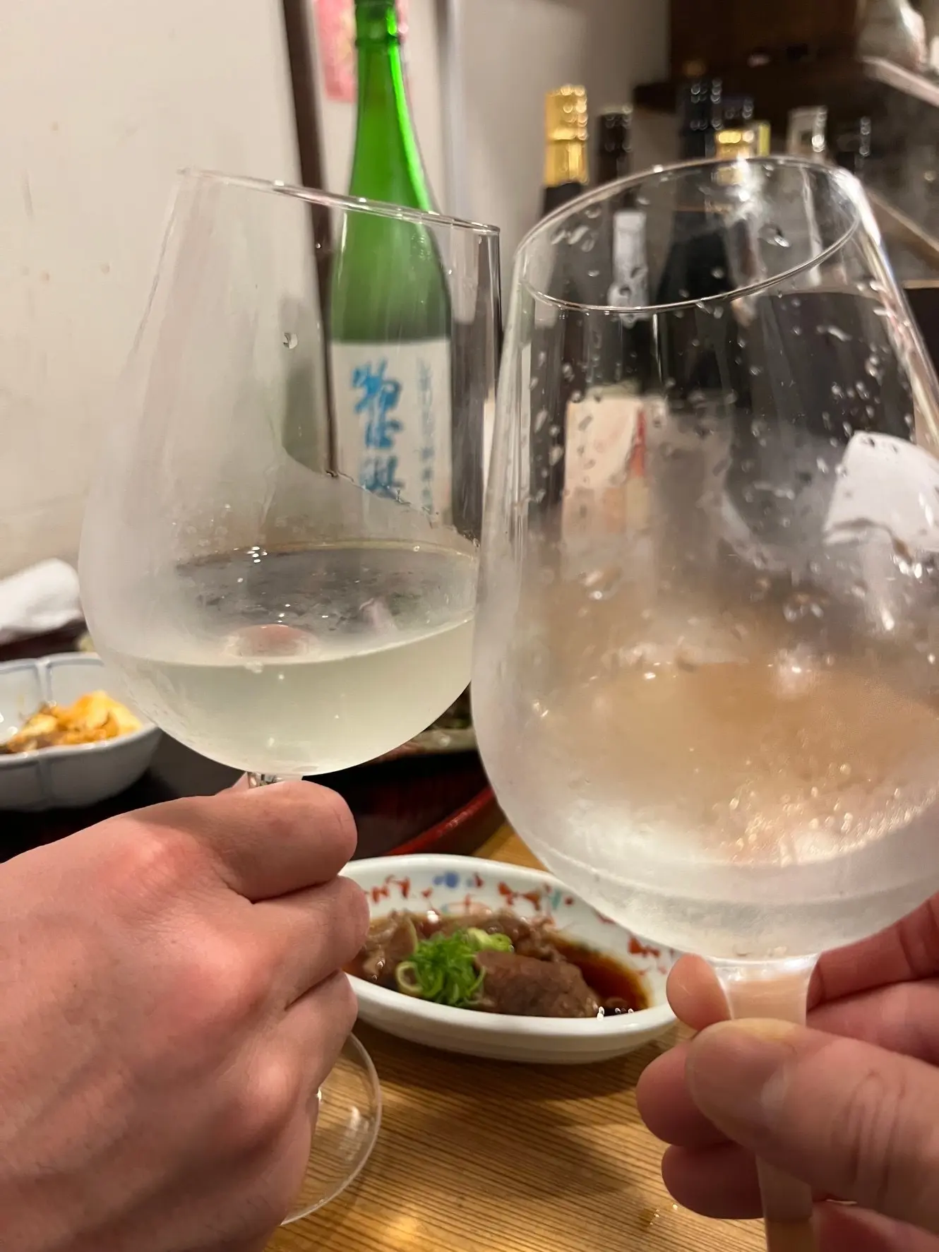 日本酒乾杯