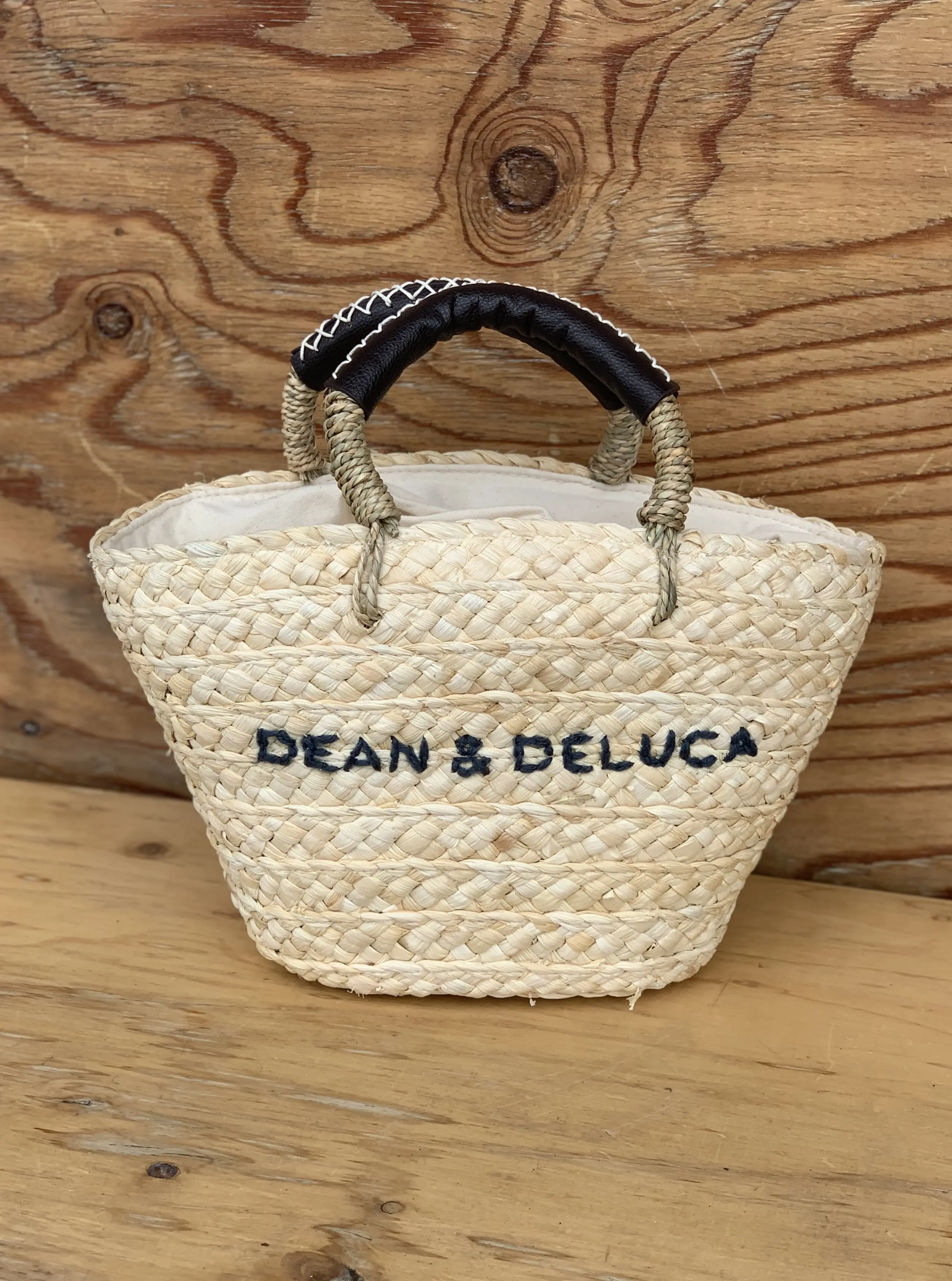 ディーンアンドデルーカのバック】DEAN&DELUCA × BEAMS カゴバック