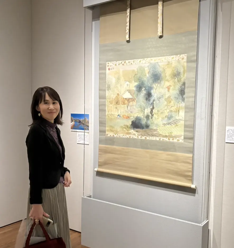 竹内栖鳳《潮来小暑》1930年山種美術館