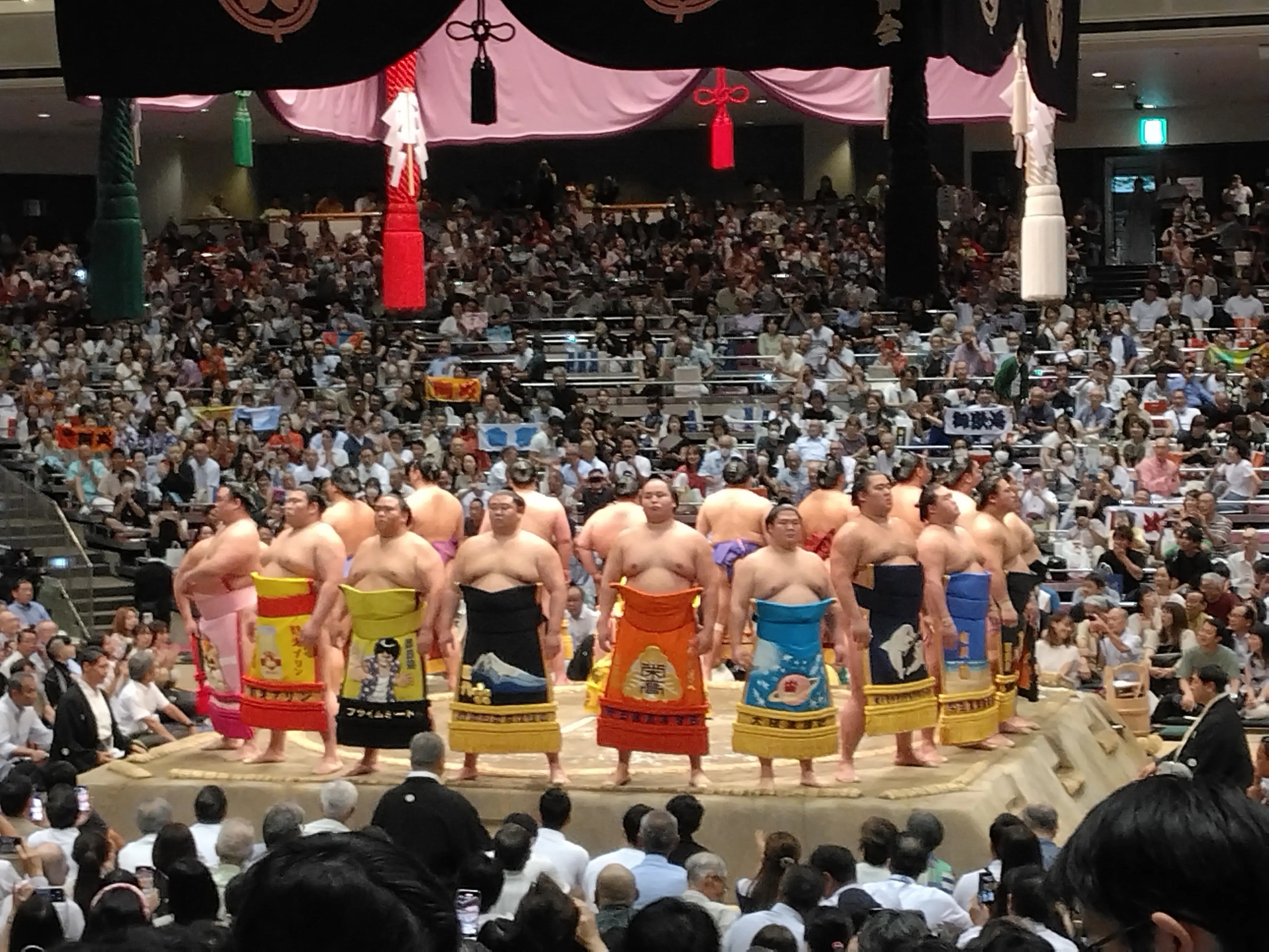 人生初☆国技館で大相撲を生観戦_1_8