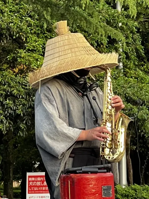 サックス侍さん 鶴舞公園公認アーティスト _1_1