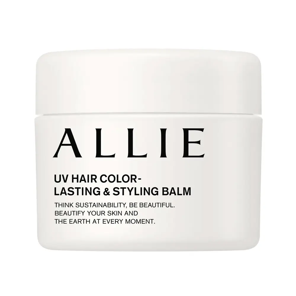 アリィー クロノビューティ UV ヘアカラーラスティング＆スタイリング バーム SPF50+ PA++++ 35g ￥2,750（編集部調べ）／カネボウ化粧品