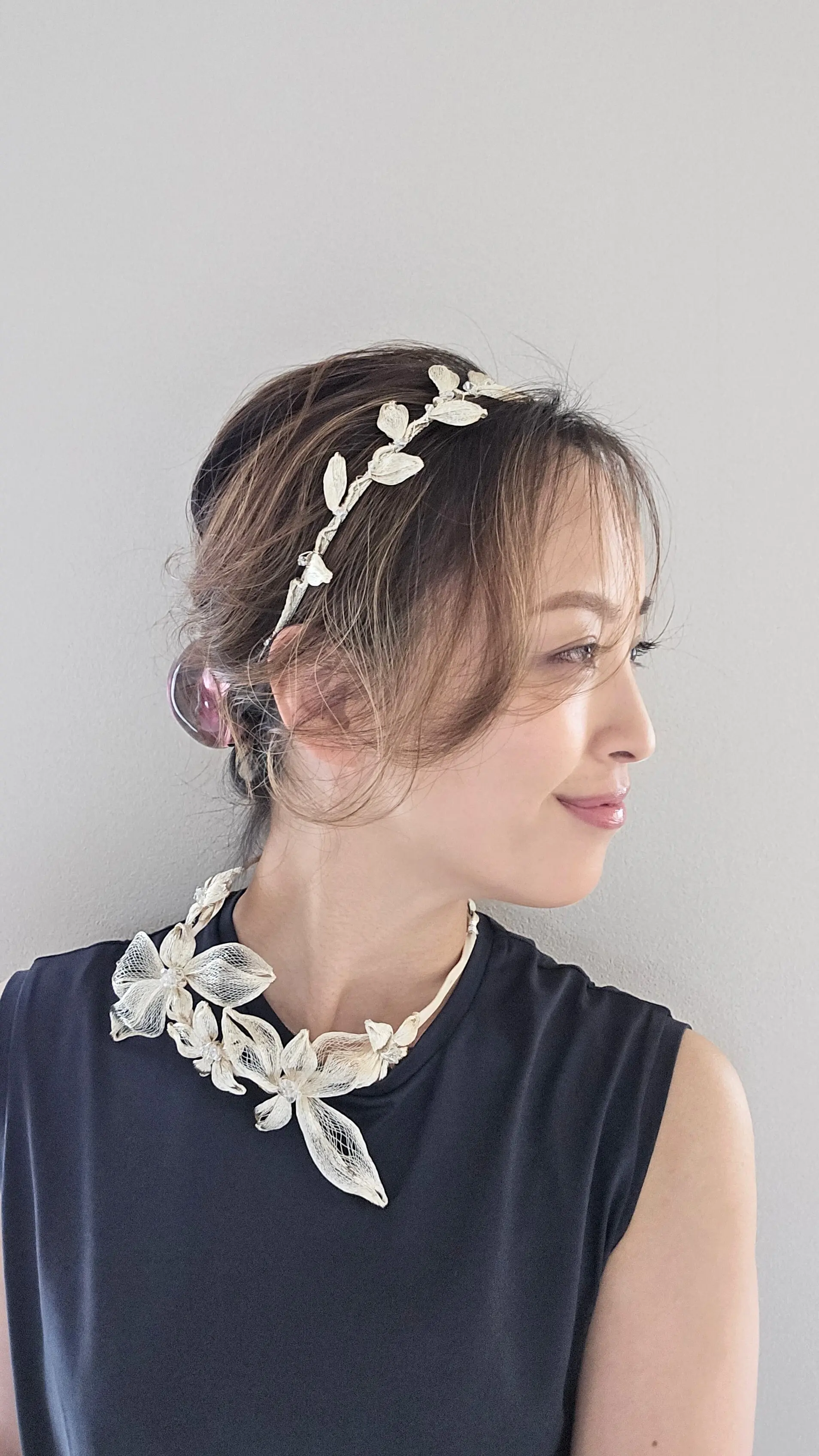 だた着るだけじゃつまらない！ロングワンピースを小物とヘアスタイルで着回し3コーデ_1_8