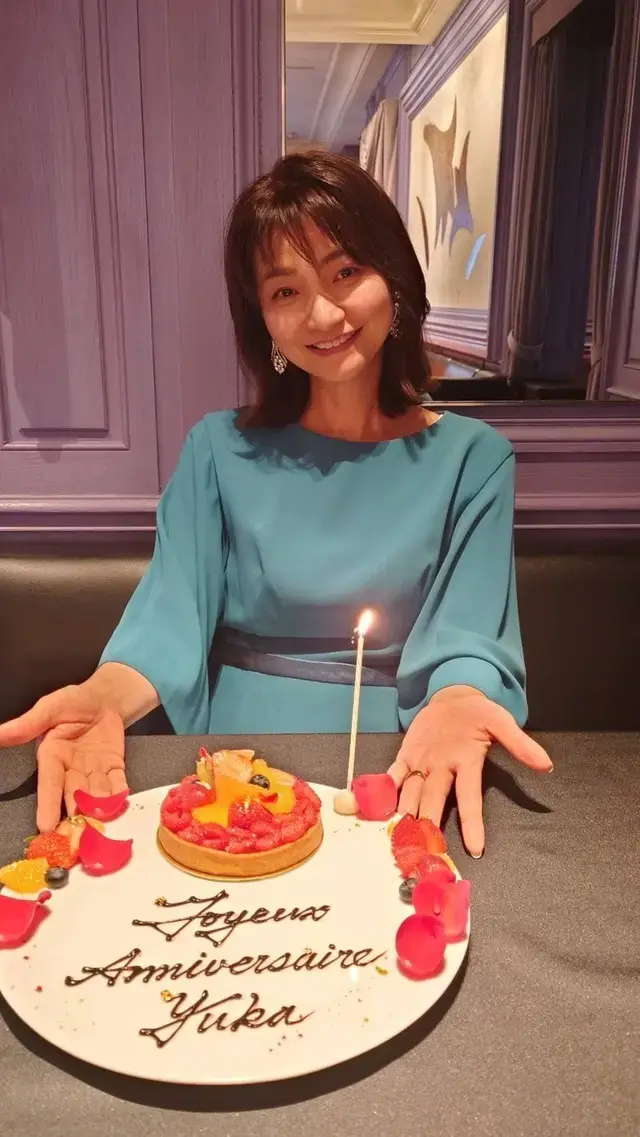 ロブション誕生日プレート