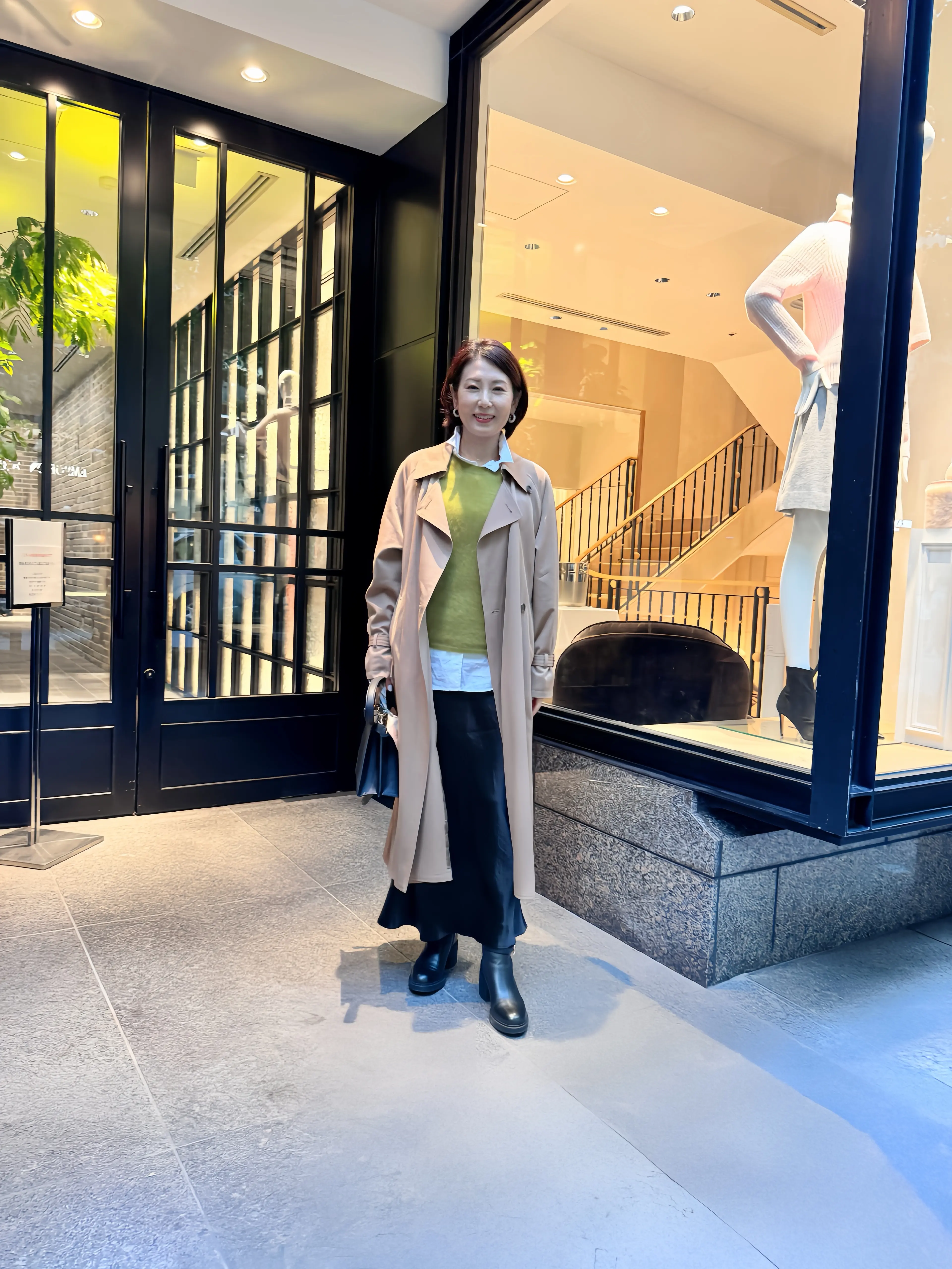 ランチコーデにキレイ色ベスト♡六本木のヘルシー薬膳鍋とマルニカフェ_1_10