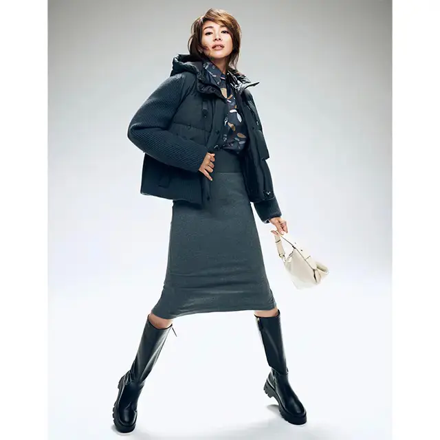 スポーティなのにエレガンスが香る洗練ジャケット