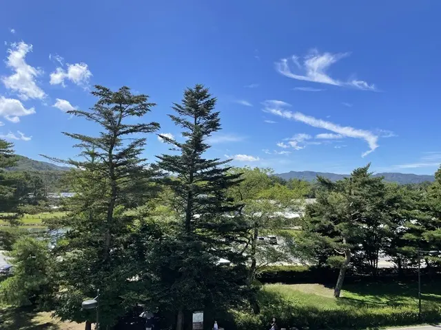 軽井沢駅前の風景