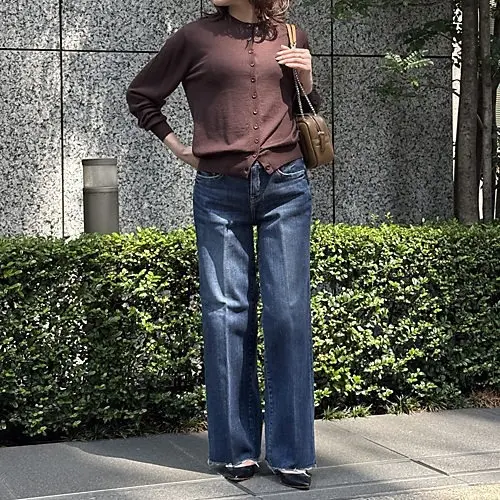【50代秋コーデ】気温26度の服装。肌寒い季節の気温別コーデ25選_1_18