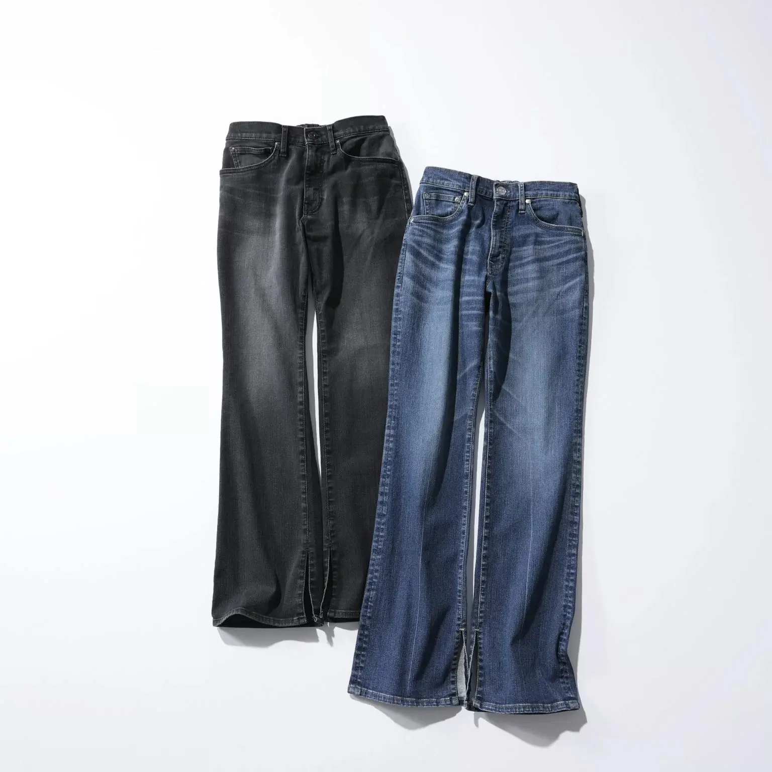 【50代 パンツコーデ】 あなたは美脚派？ラクチン派？大人の旬デニム3選_1_2