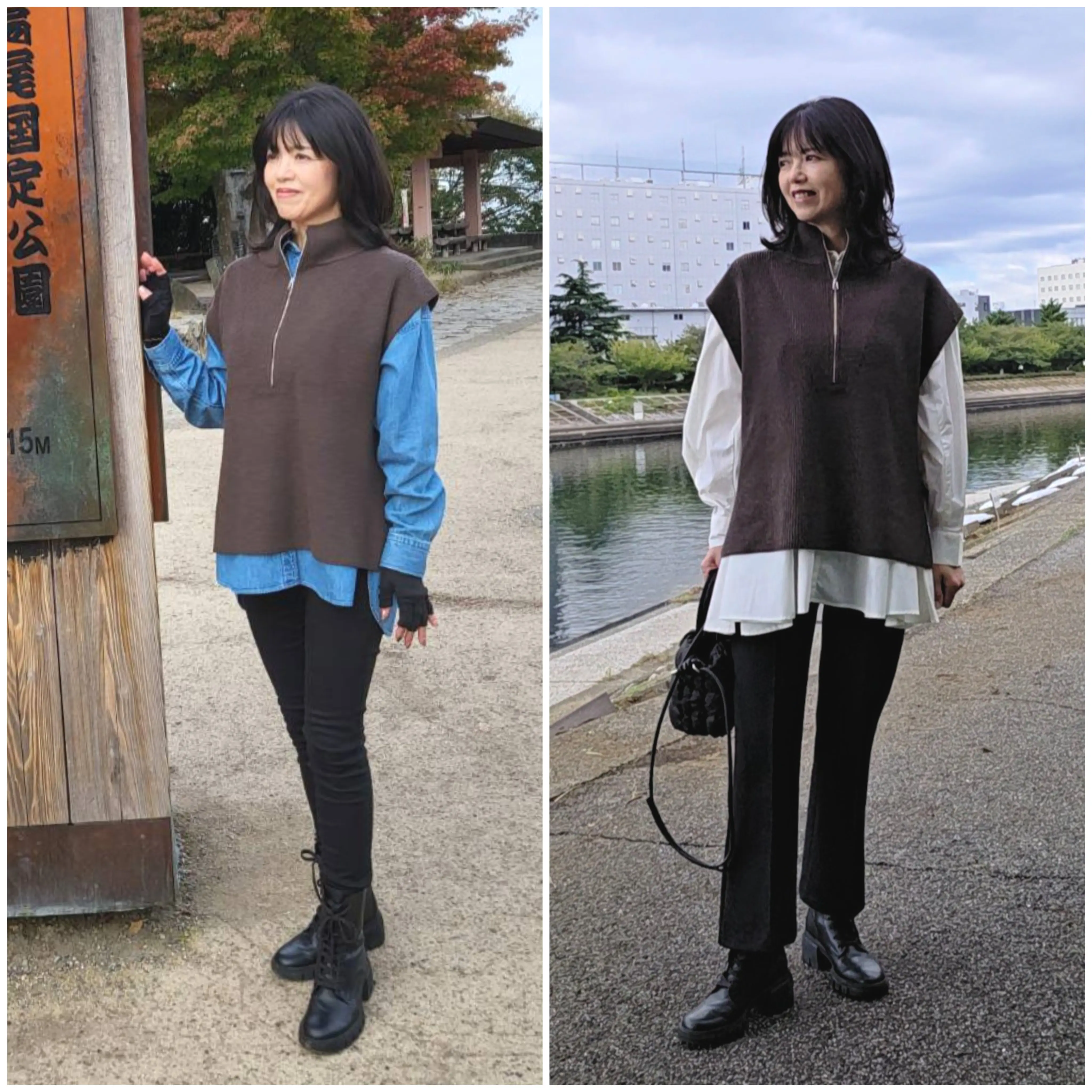 ニットジレが大活躍の秋♡高尾山に行ってきました_1_18