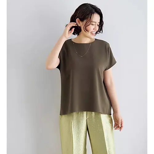 E by eclat 【とろみ】コクーンブラウス ￥10,890
