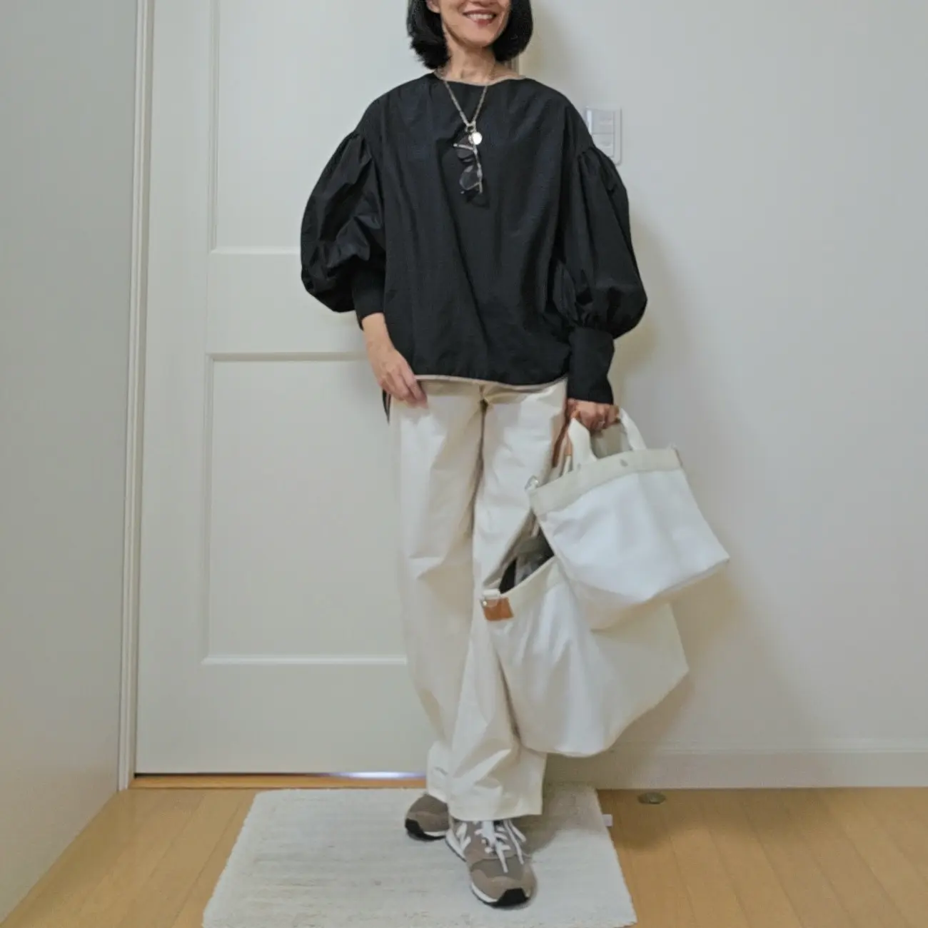 コーディネートで振り返る10月〜今年はホワイト多めの秋コーデ_1_2