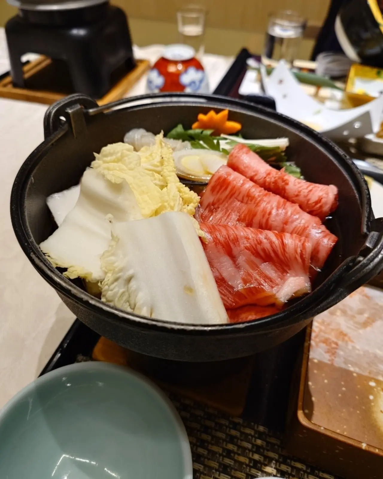 湖南荘の夕食