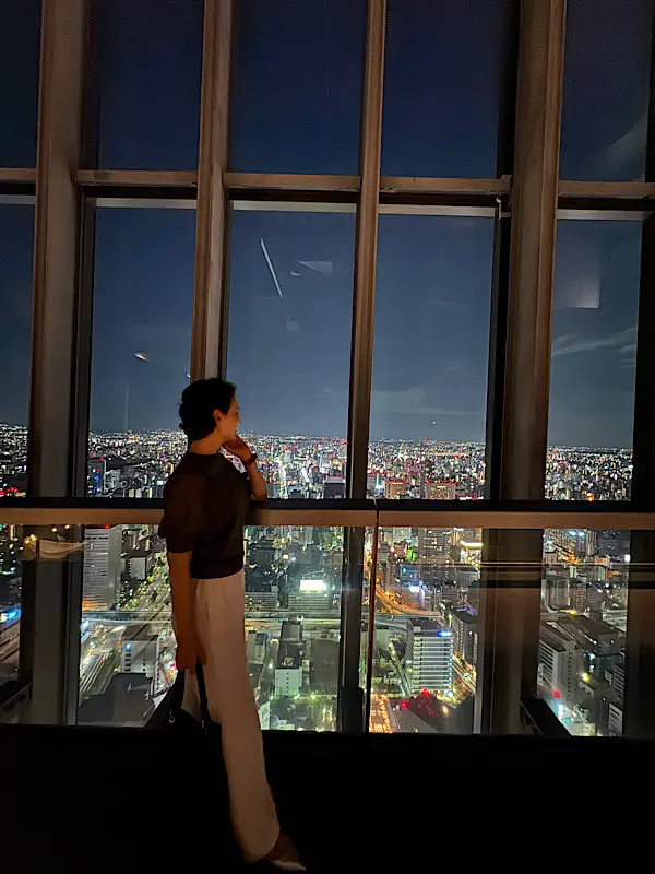 【夏の旅行】屋外展望台 名古屋の夜景をぐるっと360度_1_1