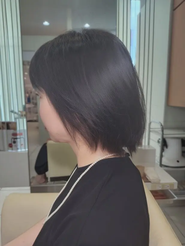 丸さと軽さの夏のミディアムスタイル_1_5-1