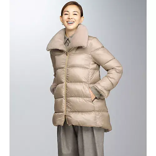 HERNO エコファー襟ダウン ¥169,400